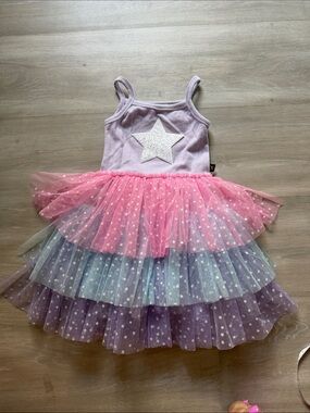 Petite Hailey ruffled dress size 2